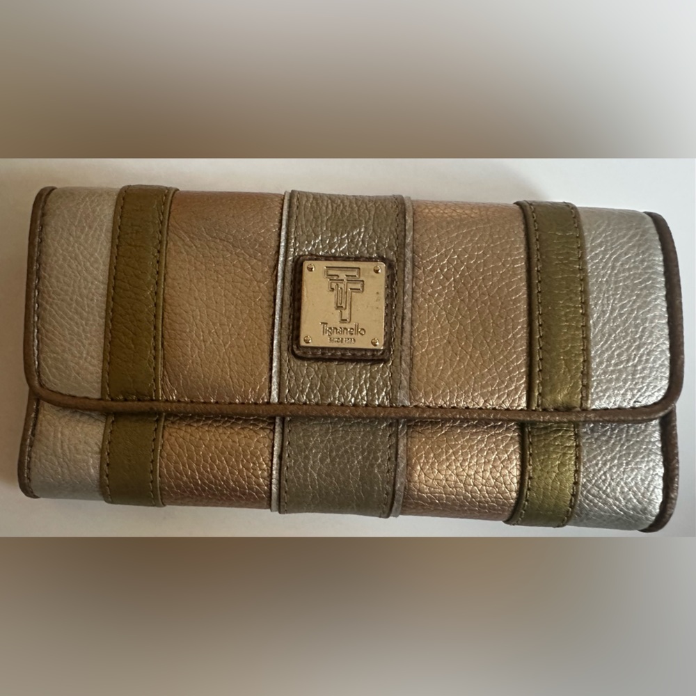 Tignanello Bronze and Olive Wallet